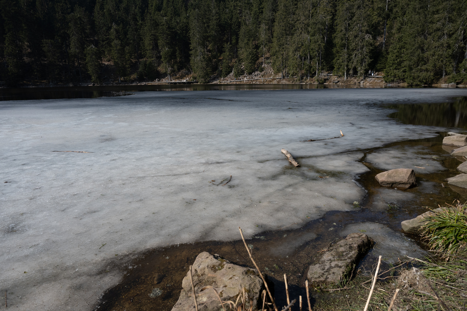 Eis auf dem Mummelsee