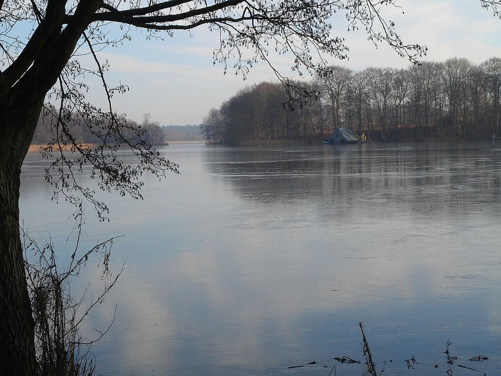 Eis auf dem Schalsee bei Ratzeburg