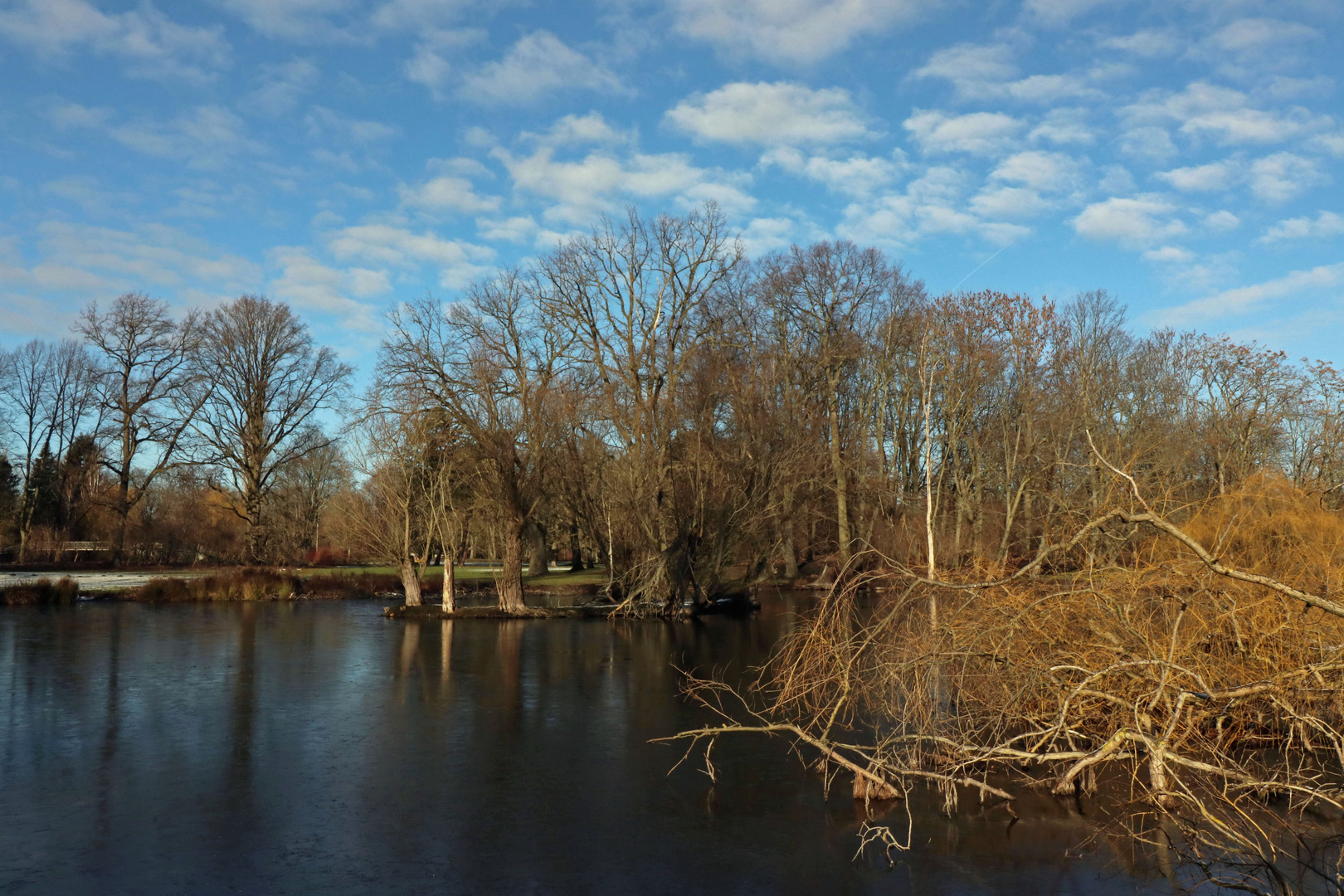 Eis auf dem Südteich