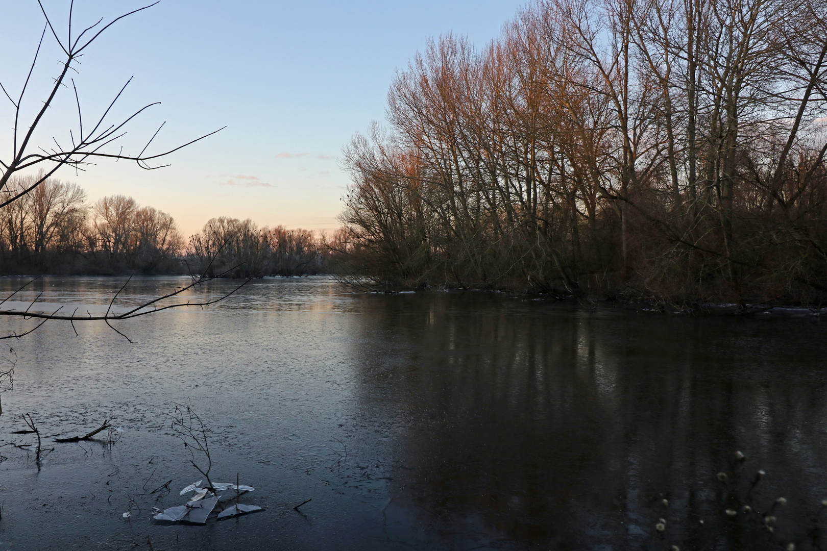 Eis auf dem Untersee