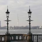 Eis auf der Alster