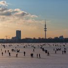 Eis auf der Alster