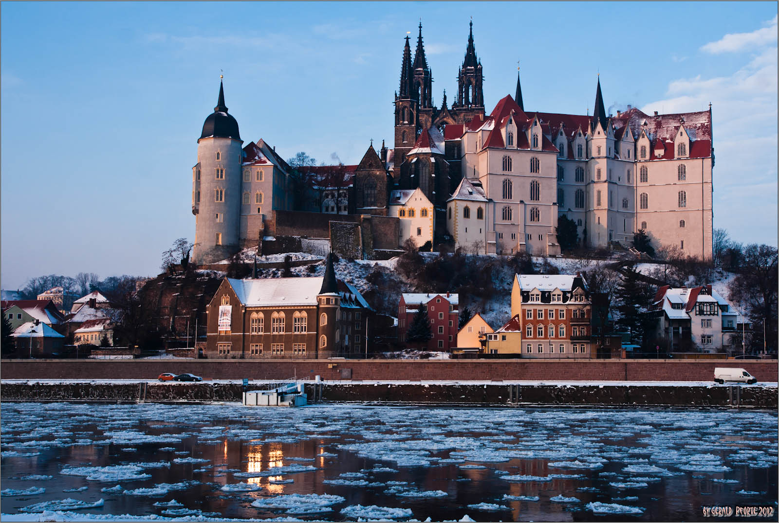 Eis auf der Elbe...