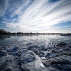 Eis auf der Elbe