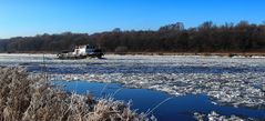 Eis auf der Weser 3