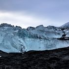 Eis auf Lavagestein