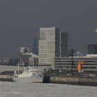 Eis-Gang auf der Elbe