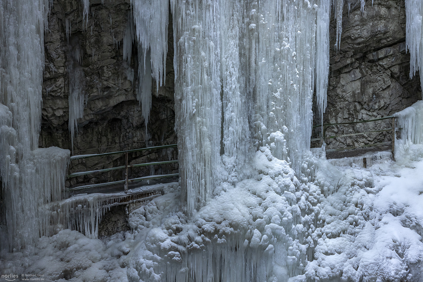 Eis in der Breitachklamm