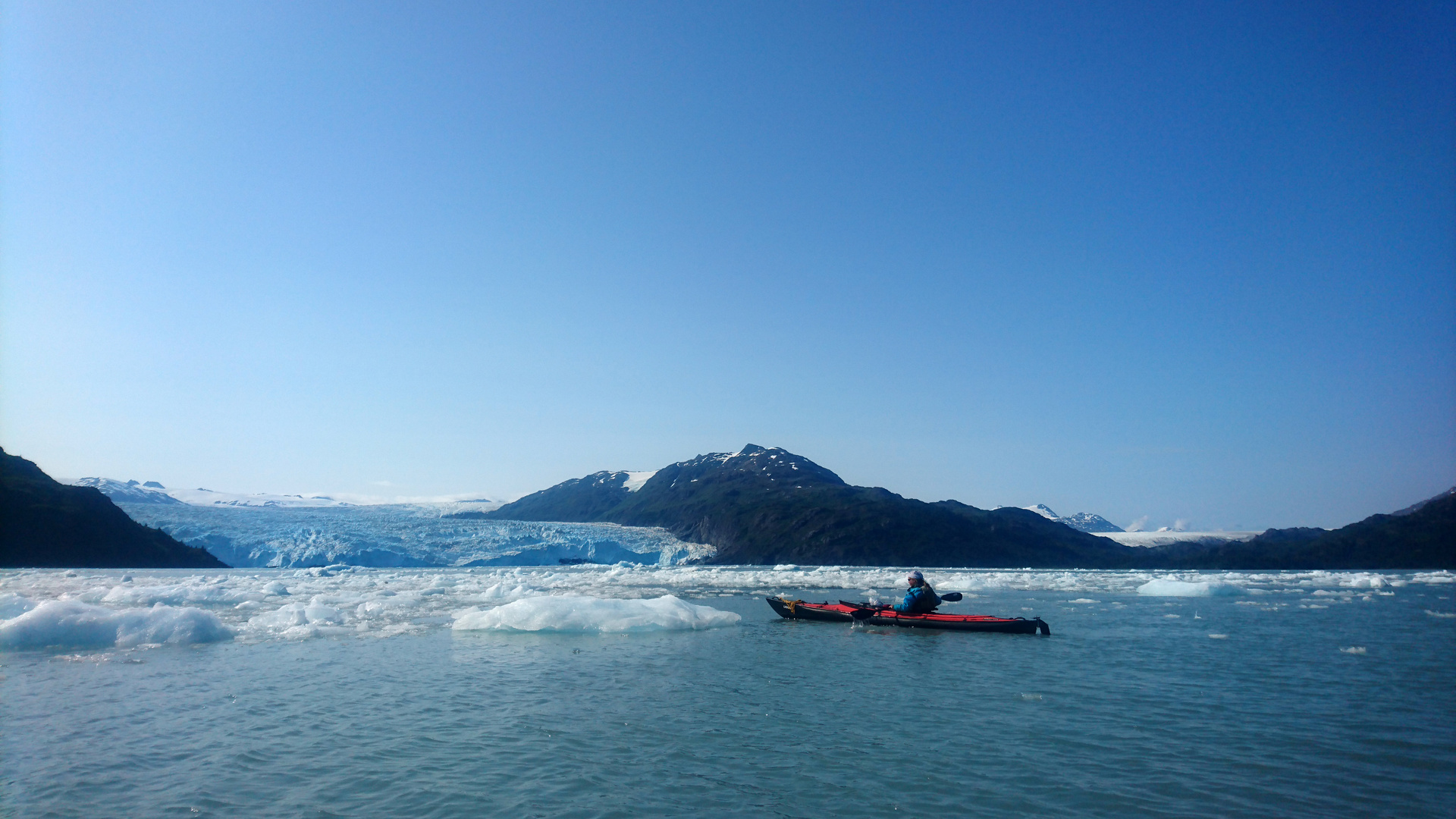 Eis in der Icy Bay