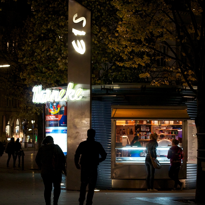 Eis in der Nacht