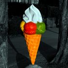 eis in der Sonne