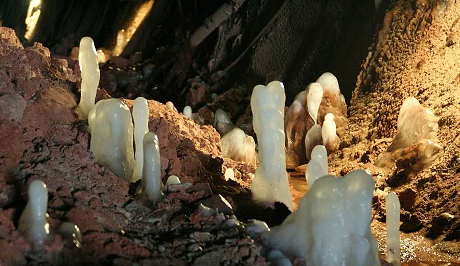 eis-stalagmiten