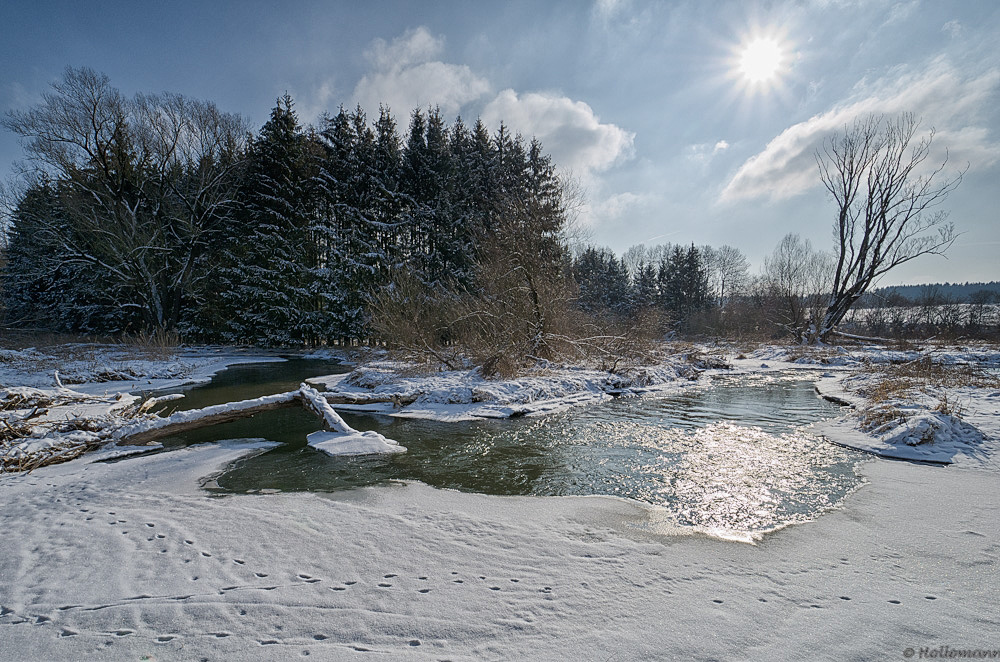 Eis und Schnee und warmes Licht