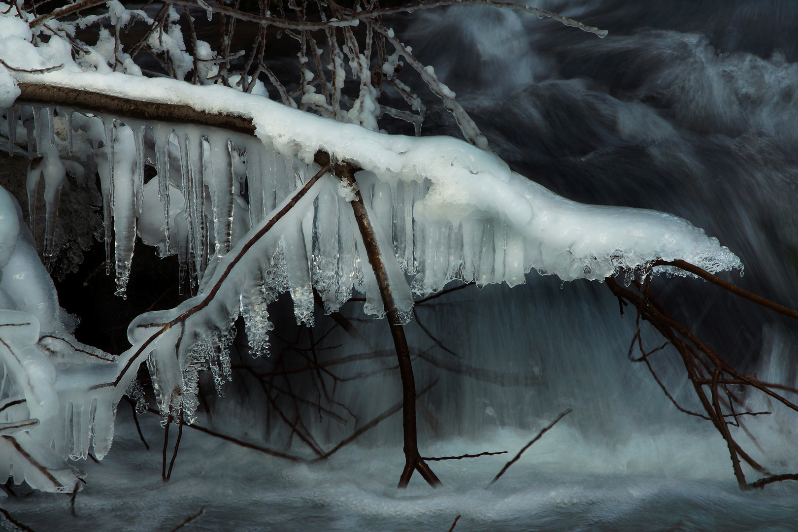 Eis und Wasser