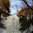 Eis-Wasserfall in Zillhausen