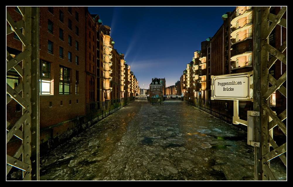 Eis-Wasserschlösschen