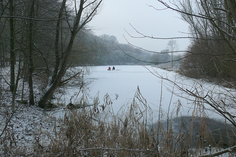 Eisangeln  bei - 7Grad