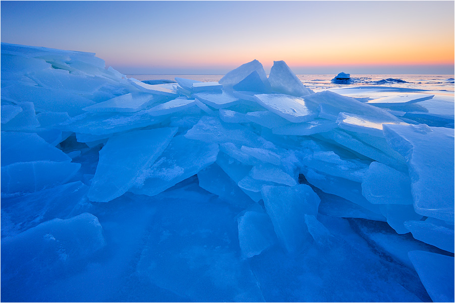 Eisaufschiebungen auf Klein Zicker