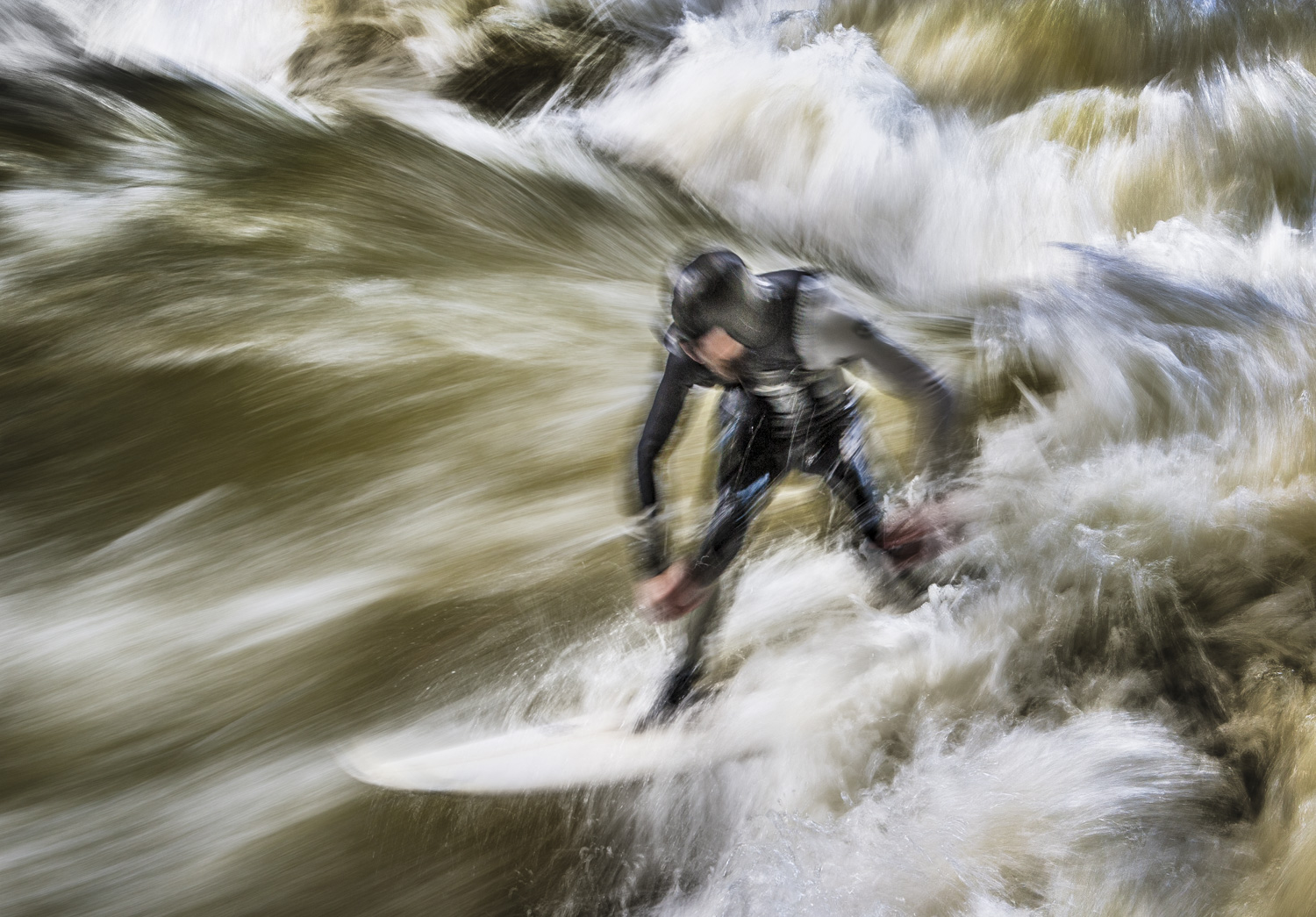 Eisbach ohne Monschda, noch ...