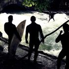 eisbach surfers.