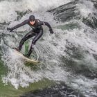 Eisbachsurfen im Winter #2