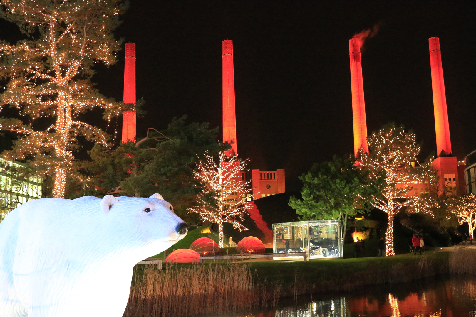 Eisbär in der Autostadt