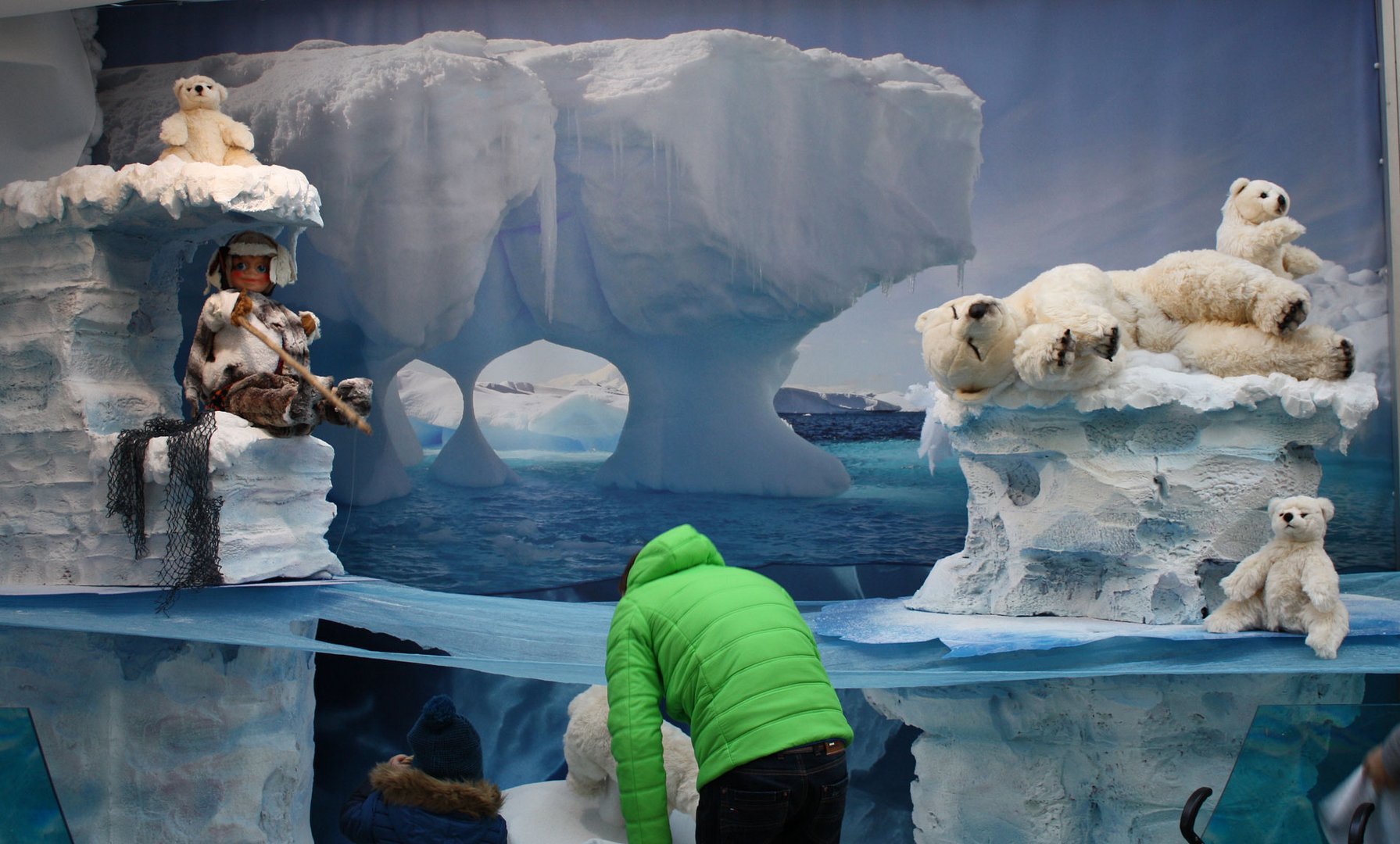 Eisbärenlandschaft als Deko