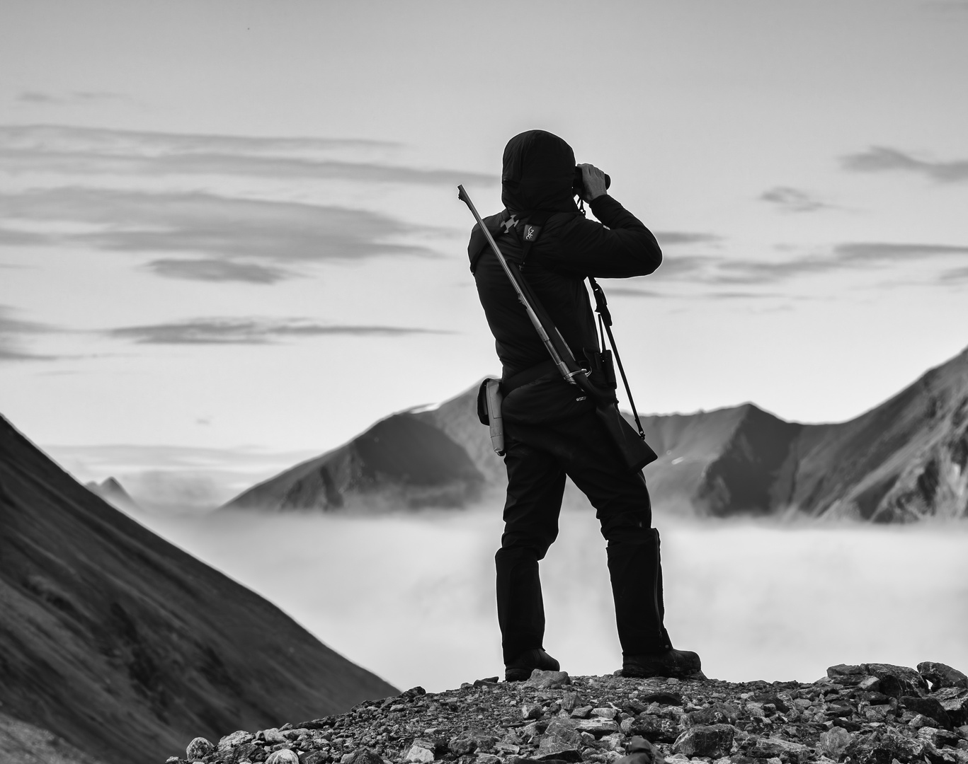 Eisbärwache auf Svalbard/Spitzbergen