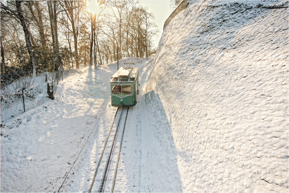 Eisbahn auf den Drachenfels