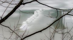 Eisbarriere im Schliersee 2