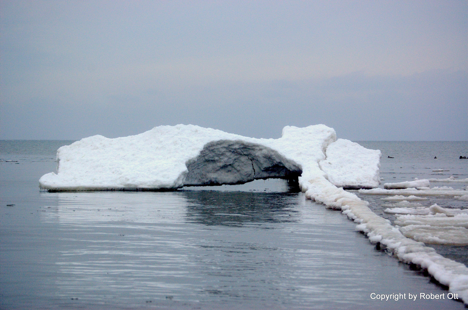 Eisbereg...auf Hiddensee gesichtet...ist das der Anfang eines Extremen Winters