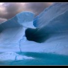 Eisberg im Abendlicht