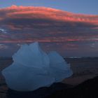 Eisberg im Abendlicht Jökullsárlón Südisland