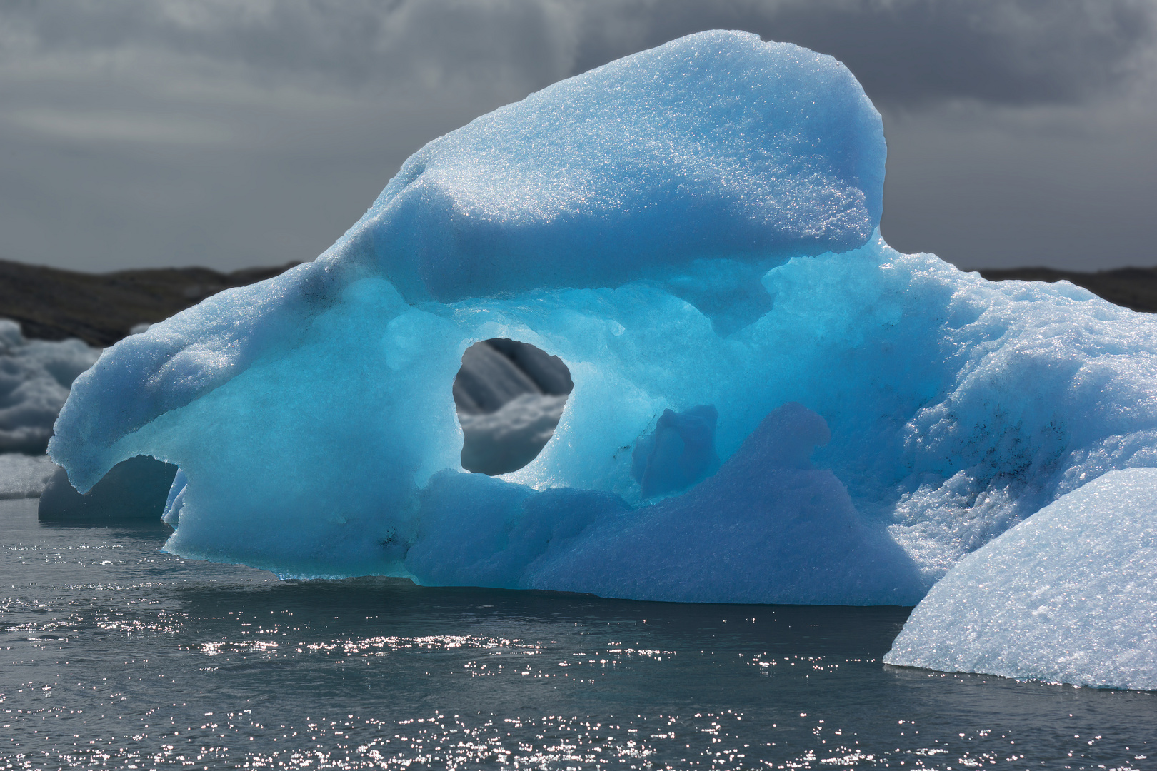 Eisberg im Gletschersee Jökulsárlón