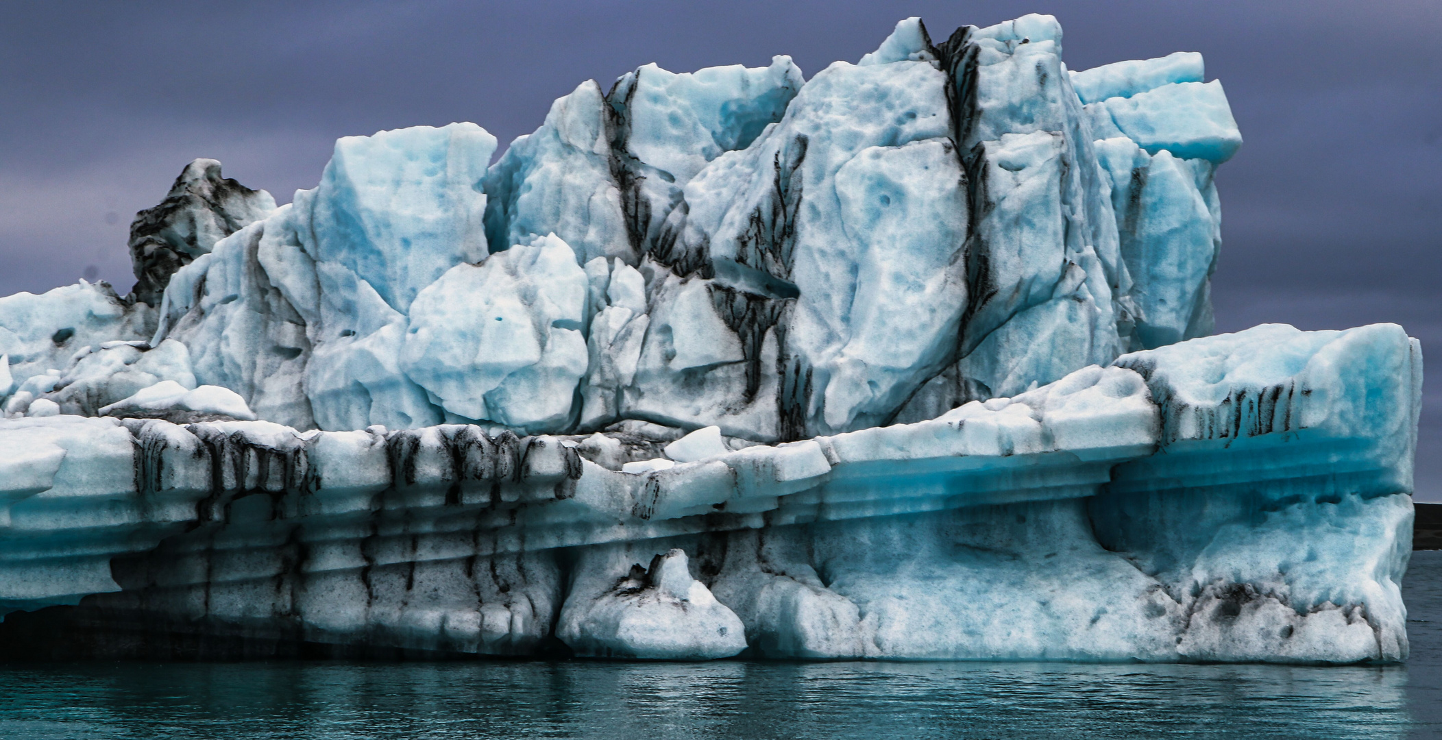 Eisberg in Jökulsarlon ( Island )