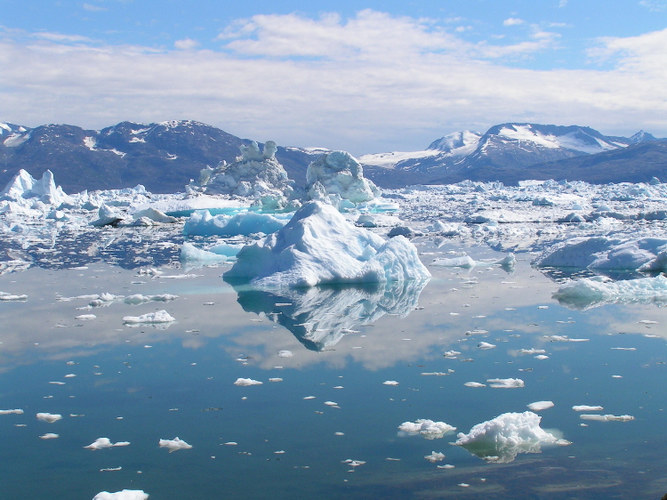 Eisberg Spiegelbild