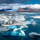 Eisberge am Jökulsárlón