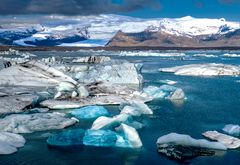 Eisberge am Jökulsárlón