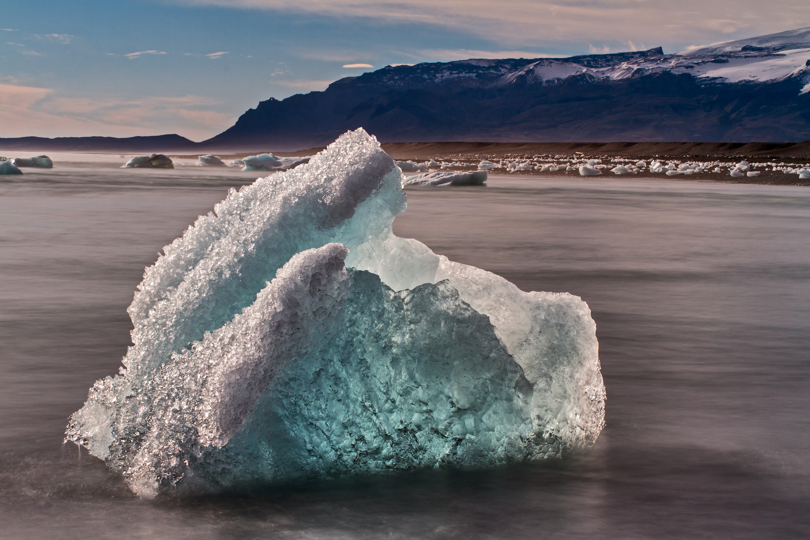 Eisberge am Strand