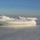 Eisberge am Strand von Spiekeroog