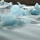 Eisberge auf dem Weg ins Meer