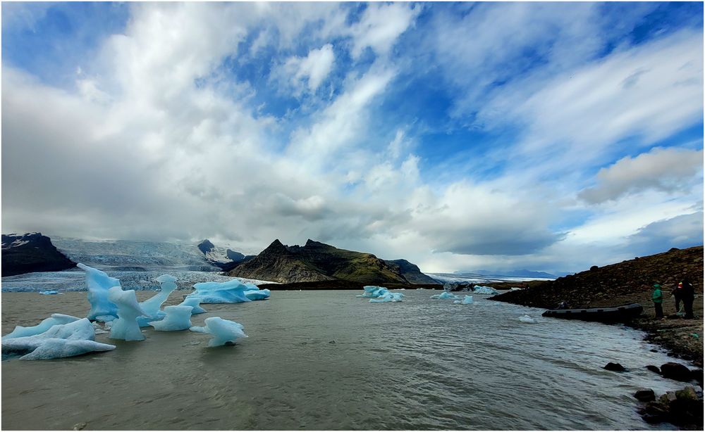 Eisberge auf der Gletscherlagune Fjallsárlón (II)