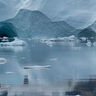 Eisberge im arktischen Nordmeer Ostgrönlands