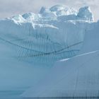 Eisberge im arktischen Nordmeer Ostgrönlands