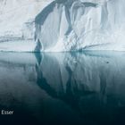 Eisberge im arktischen Nordmeer Ostgrönlands