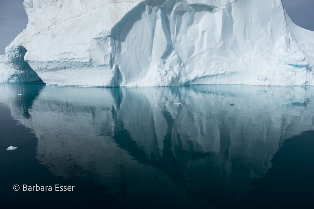 Eisberge im arktischen Nordmeer Ostgrönlands