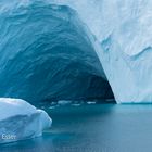 Eisberge im arktischen Nordmeer Ostgrönlands