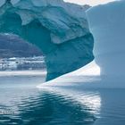 Eisberge im arktischen Nordmeer Ostgrönlands