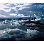 Eisberge im Jökulsárlón