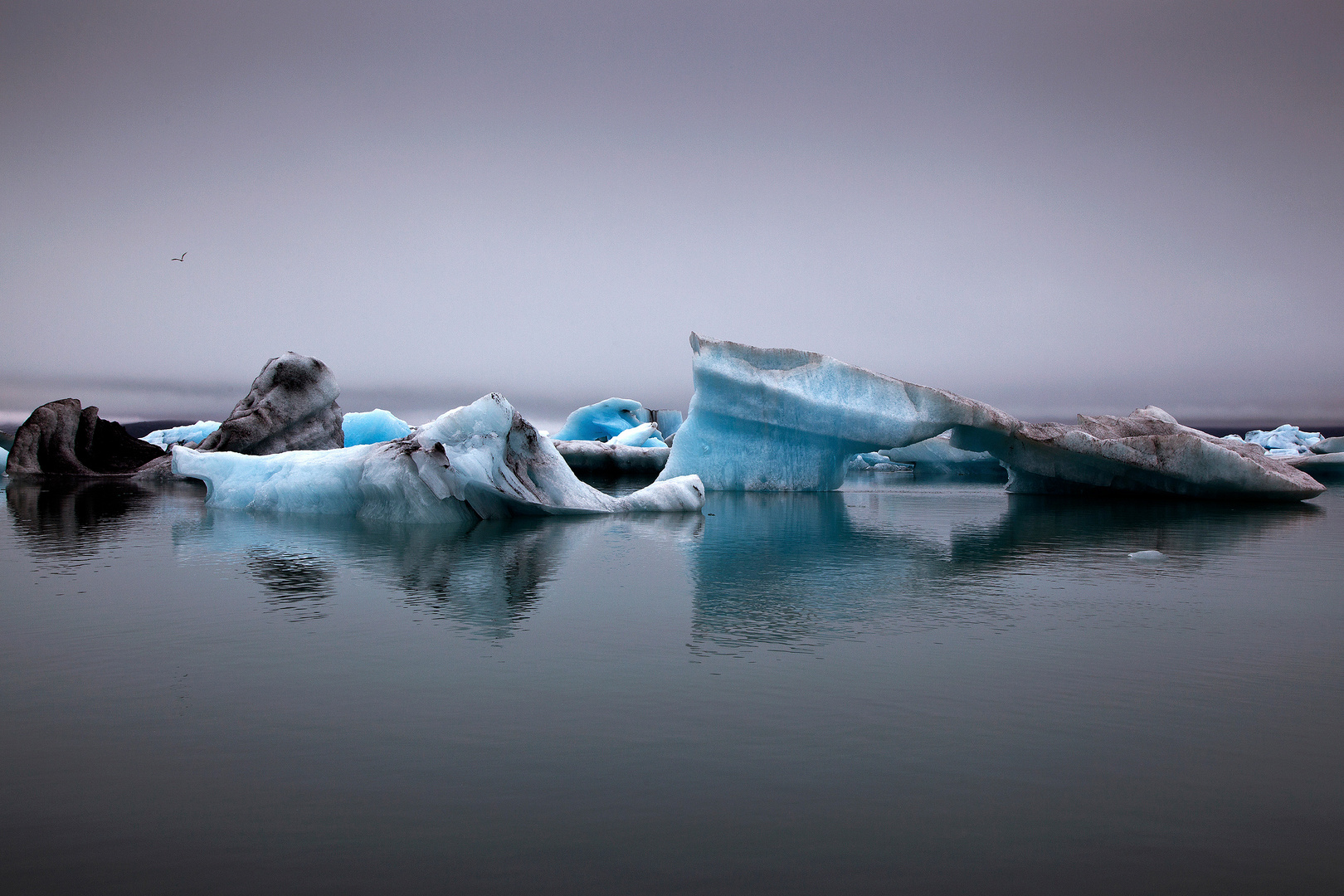 Eisberge im Jökulsarlon